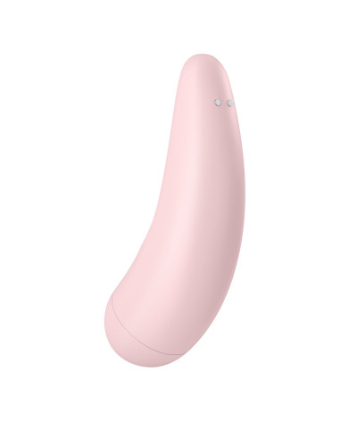 Вакуумний кліторальний стимулятор Satisfyer Curvy 2+ Pink (м'ята упаковка!!!) - Фото №3