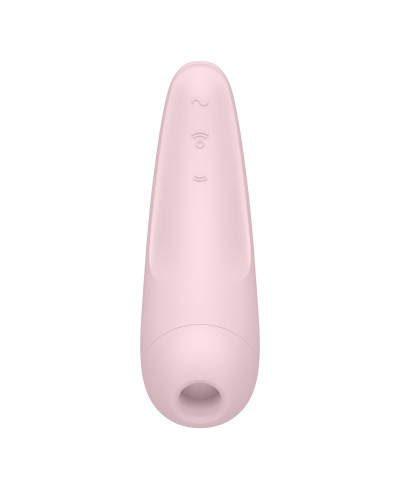 Вакуумний кліторальний стимулятор Satisfyer Curvy 2+ Pink (м'ята упаковка!!!) - Фото №5