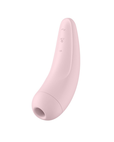 Вакуумний кліторальний стимулятор Satisfyer Curvy 2+ Pink (м'ята упаковка!!!) - Фото №6