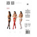 Эротические колготки-бодистокинг с тонкими подвязками Passion S028 One Size, white, открытый доступ - Фото №5