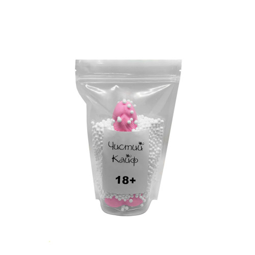 Крафтовое мыло-член с присоской Чистий Кайф Pink size L, натуральное