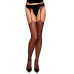 Панчохи з поясом Anne De Ales LEA T3 Black, відмінно для pinup стилю - Фото №1