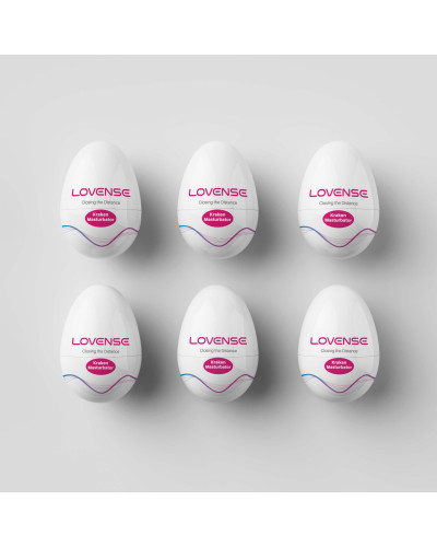 Набір мастурбаторів-яєць Lovense Kraken masturbator egg box, 6 штук, різна текстура - Фото №4