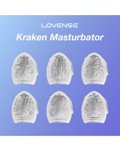 Набір мастурбаторів-яєць Lovense Kraken masturbator egg box, 6 штук, різна текстура - Фото №5