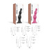 Насадка для страпона Strap-On-Me Dildo Plug Beads Black XL - Фото №4