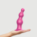 Насадка для страпона Strap-On-Me Dildo Plug Beads Framboise Metallic XXL - Фото №2