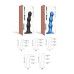 Насадка для страпона Strap-On-Me Dildo Plug Balls Blue Metallic L - Фото №4