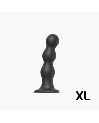 Насадка для страпона Strap-On-Me Dildo Plug Balls Black XL - Фото №1
