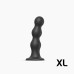 Насадка для страпона Strap-On-Me Dildo Plug Balls Black XL - Фото №1