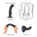 Насадка для страпона Strap-On-Me Dildo Plug P&G Black S - Фото №3