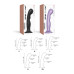 Насадка для страпона Strap-On-Me Dildo Plug P&G Black XL - Фото №4