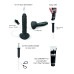 Кончающий фаллоимитатор Strap-On-Me Squirting Cum Dildo Realistic Black, диам. 3,5 см, силикон - Фото №2