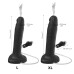 Кончающий фаллоимитатор Strap-On-Me Squirting Cum Dildo Realistic Black, диам. 3,5 см, силикон - Фото №3