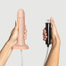 Фалоімітатор, що кінчає Strap-On-Me Squirting Cum Dildo Realistic Vanilla, діам. 3,5 см, силікон - Фото №1