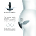 Анальная пробка с вибрацией и жемчужным массажем Dorcel Spin Plug, макс. диам. 3,8 см, пульт ДУ - Фото №3
