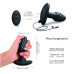 Анальная пробка с вибрацией и жемчужным массажем Dorcel Spin Plug, макс. диам. 3,8 см, пульт ДУ - Фото №4