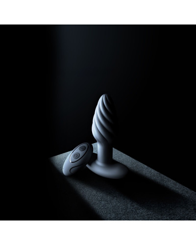 Анальная пробка с вибрацией и жемчужным массажем Dorcel Spin Plug, макс. диам. 3,8 см, пульт ДУ - Фото №6