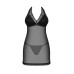 Пеньюар Obsessive Medilla chemise & thong XS/S - Фото №3