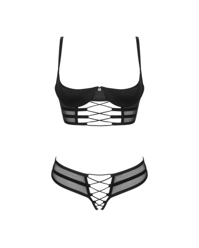 Комплект Obsessive Roxelia 2-pcs crotchless set XL/2XL - Фото №3