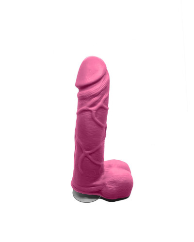 Крафтове мило-член із присоскою Чистий Кайф Pink size M, натуральне - Фото №1