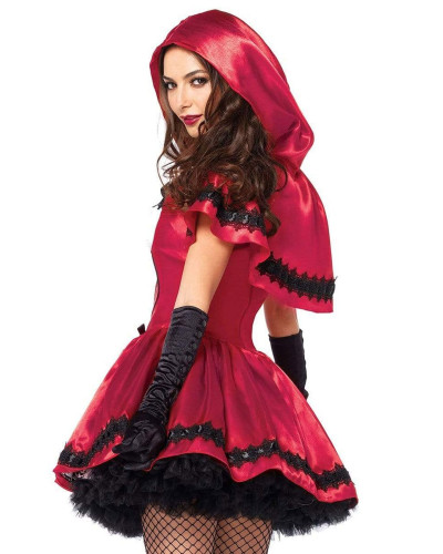Еротичний костюм Червоної шапочки Leg Avenue Gothic Red Riding Hood M, сукня, накидка - Фото №2