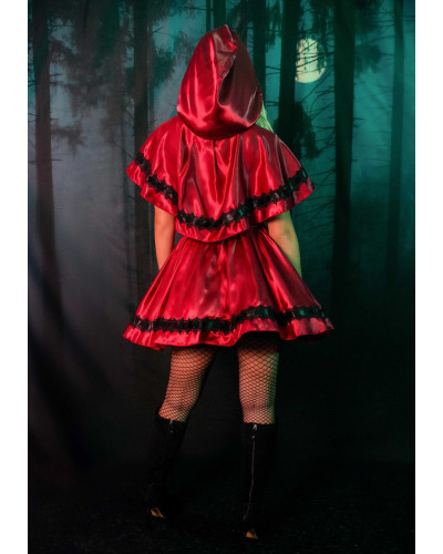 Еротичний костюм Червоної шапочки Leg Avenue Gothic Red Riding Hood M, сукня, накидка - Фото №10