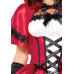 Эротический костюм Красной шапочки Leg Avenue Gothic Red Riding Hood L, платье, накидка - Фото №3