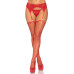Пояс для панчіх зі стразами Leg Avenue Rhinestone Garterbelt Red One Size - Фото №1