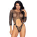 Эротическое боди Leg Avenue Top bodysuit with thong back Black - Фото №1