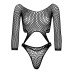 Эротическое боди Leg Avenue Top bodysuit with thong back Black - Фото №3