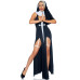 Костюм монашки-грешницы Leg Avenue Sultry Sinner M, платье, головной убор, воротник - Фото №3