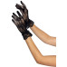 Короткі рукавички Leg Avenue Floral lace wristlength gloves Black - Фото №2