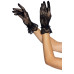 Короткі рукавички Leg Avenue Floral lace wristlength gloves Black - Фото №3