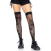 Панчохи з малюнком Leg Avenue 420 Net thigh highs Black - Фото №1