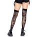 Панчохи з малюнком Leg Avenue 420 Net thigh highs Black - Фото №2