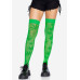 Панчохи з малюнком Leg Avenue 420 Net thigh highs Green - Фото №1