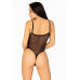 Еротичне боді Leg Avenue Cami bodysuit with thong Black XL, на бретелях - Фото №2