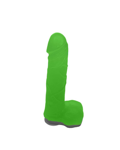 Крафтове мило-член із присоскою Чистий Кайф Green size M, натуральне - Фото №1