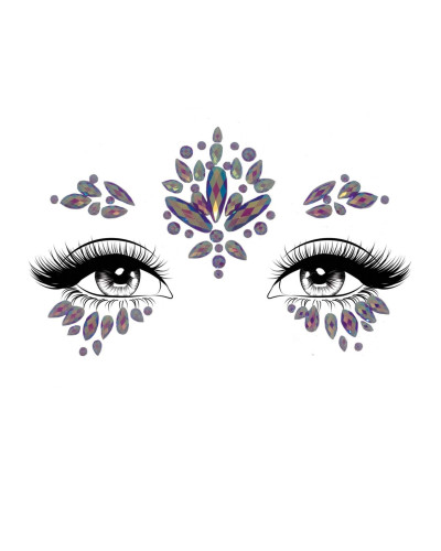 Стрази-прикраси для обличчя Leg Avenue Verity face jewels sticker, наліпки - Фото №1