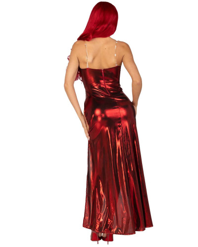 Эротическое платье Leg Avenue Shimmer bodysuit with skirt S - Фото №4