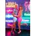 Вінілова мінісукня Leg Avenue Pink vinyl mini dress S, рожева - Фото №4