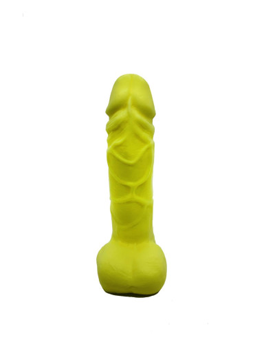 Крафтове мило-член із присоскою Чистий Кайф Yellow size M, натуральне - Фото №3