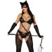 Еротичний костюм кішечки-пані Leg Avenue Mistress Kitty L, рукавички, комбінезон, маска - Фото №1