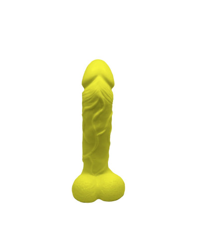 Крафтове мило-член із присоскою Чистий Кайф Yellow size L, натуральне - Фото №3