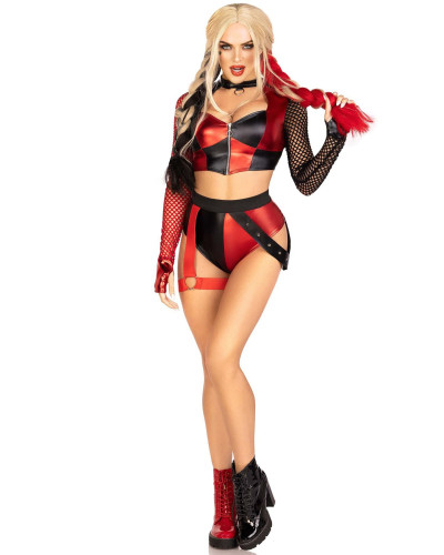 Эротический костюм Leg Avenue Crime Spree Sweetie Costume XS, топ, шорты - Фото №3