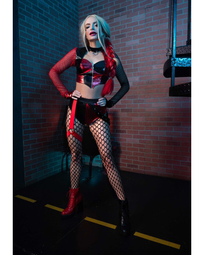 Эротический костюм Leg Avenue Crime Spree Sweetie Costume XS, топ, шорты - Фото №4