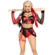 Эротический костюм Leg Avenue Crime Spree Sweetie Costume M, топ, шорты