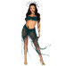 Еротичний костюм Медузи Горгони Leg Avenue Medusa Costume XS, топ, спідниця, нарукавники, прикраси - Фото №3