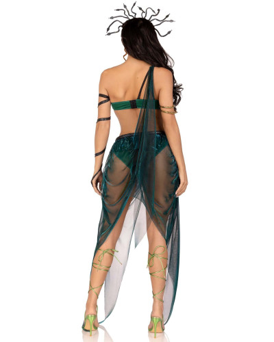 Еротичний костюм Медузи Горгони Leg Avenue Medusa Costume XS, топ, спідниця, нарукавники, прикраси - Фото №4