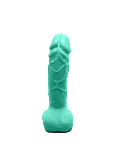 Крафтове мило-член із присоскою Чистий Кайф Turquoise size M, натуральне - Фото №2